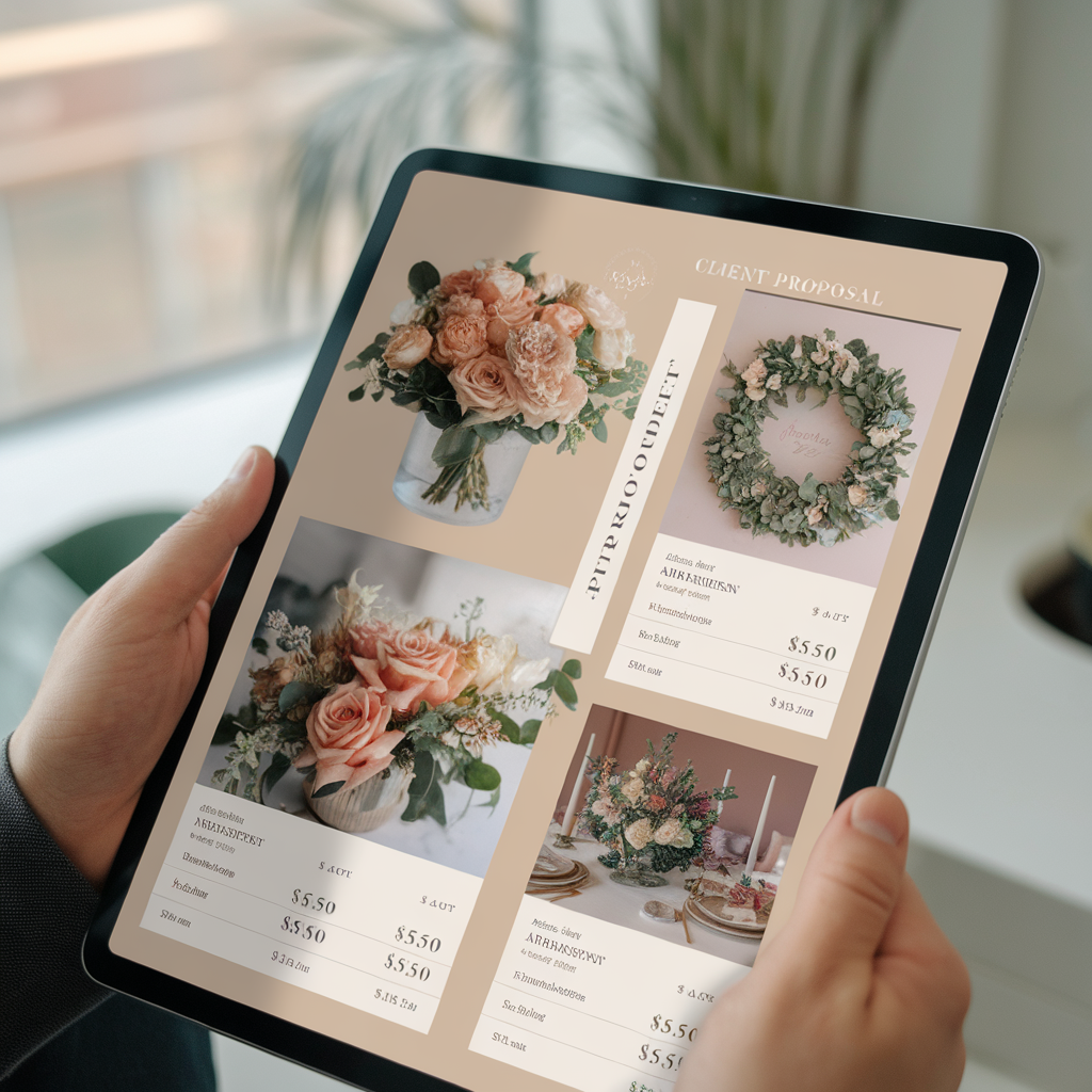 Floral Consultation & Client Proposal Template